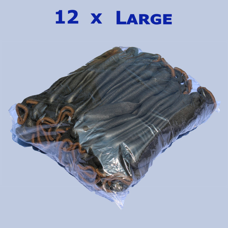 12x PU gloves package large