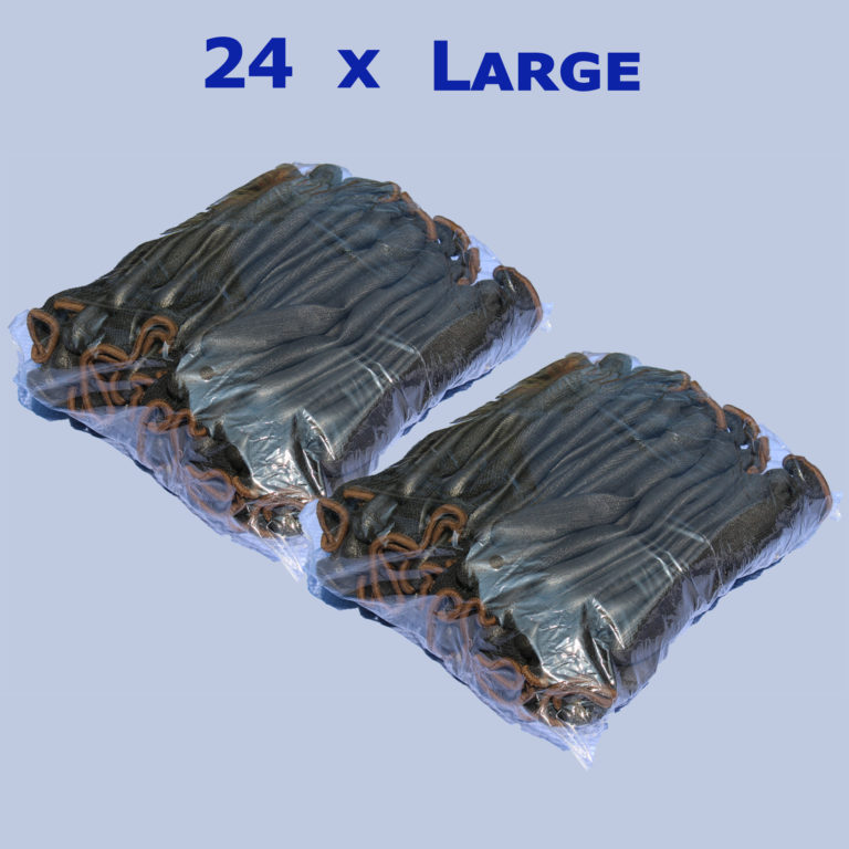 24x PU gloves package large
