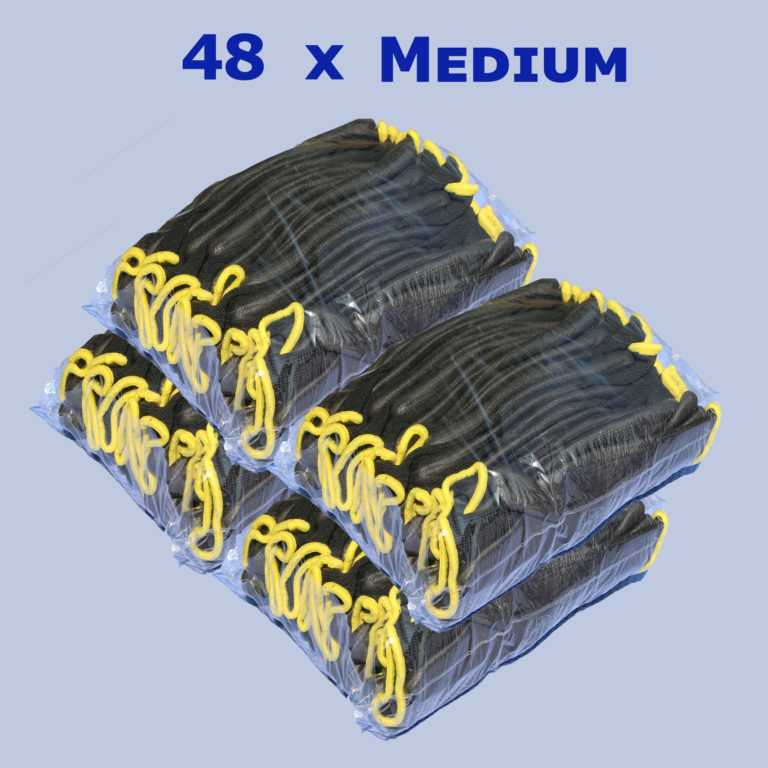 48x PU gloves package medium
