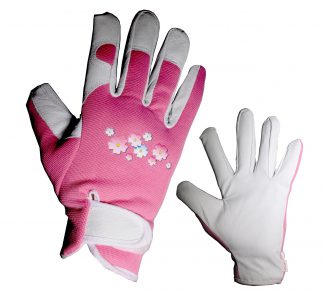 New Ladies Leather Gardening Gloves, all finger protection