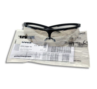 Uvex Super Fit Mirror Optidur Safety Spectacle, Silver 9178-881
