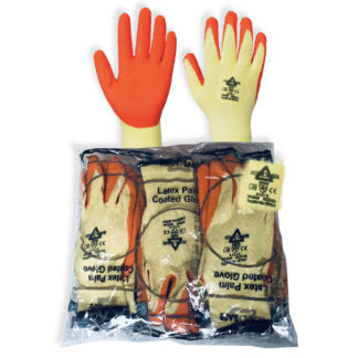 Latex Gloves - Orange/Yellow